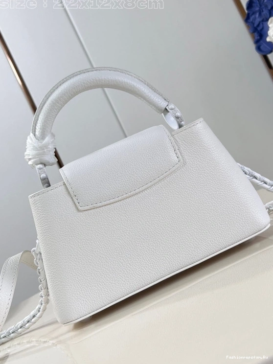 FS CHEAP CAPUCINES VUITTON MINI-22*12*8CM LOUIS 0801